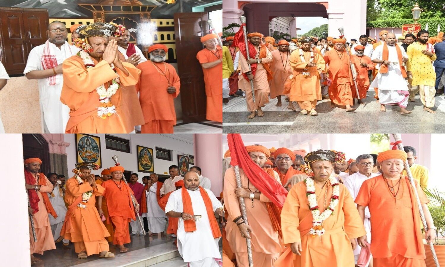 Gorakhpur: CM Yogi was seen in a special dress, this is how special worship of Guru Gorakshanath was done