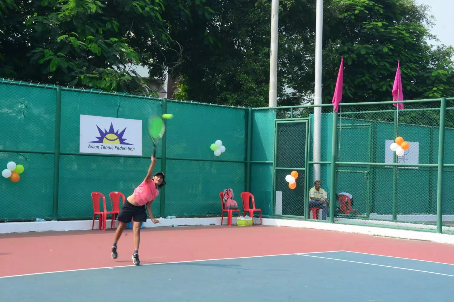 UP News Second day of Asian Junior Tennis Tournament in  name of upsets Vanshraj reached in quarterfinals