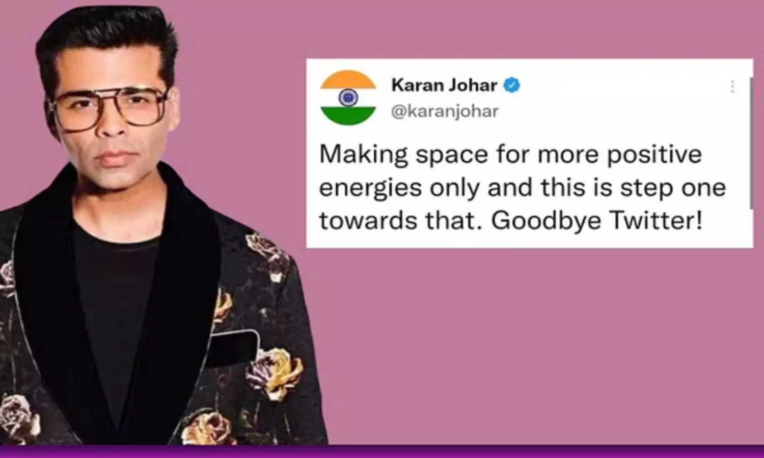 Karan Johar Says Goodbye Twitter