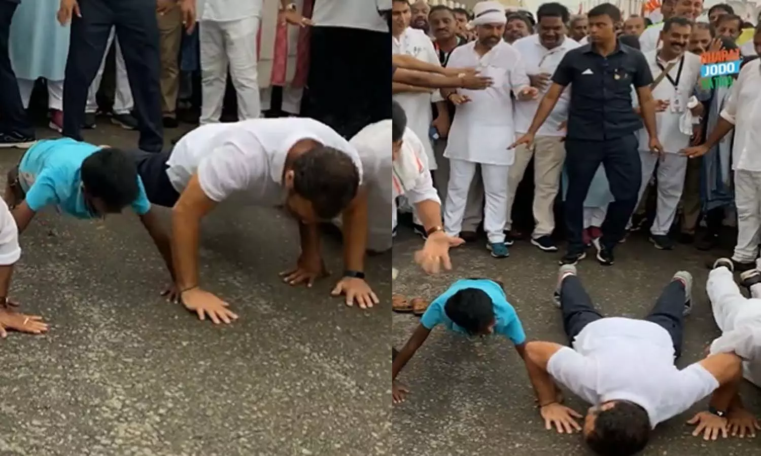 Rahul Gandhi did push-ups during Bharat Jodo Yatra, video went viral