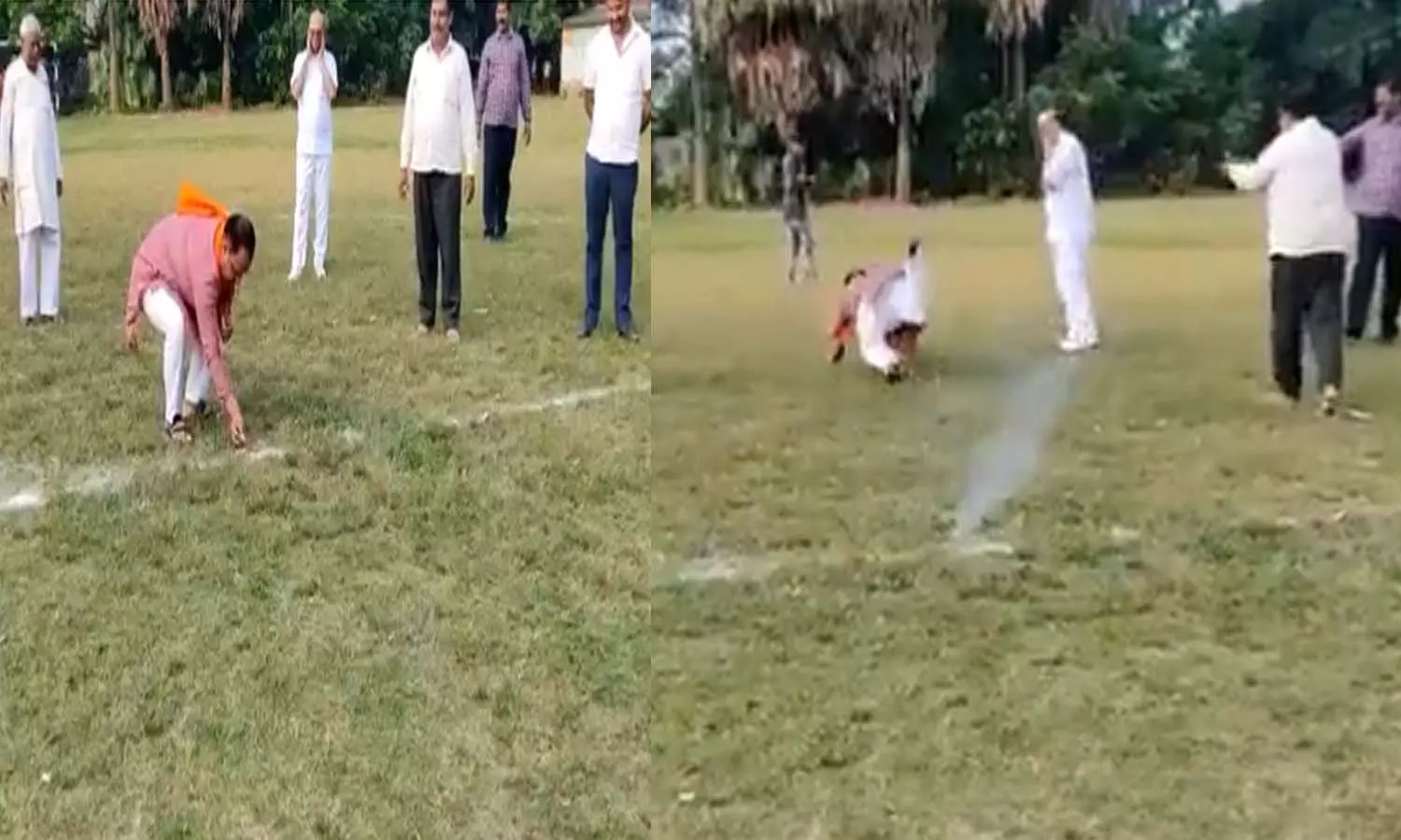 Vinay Singh, former MLA of Saran-Sonpur, collapsed during the inauguration of a sports competition.
