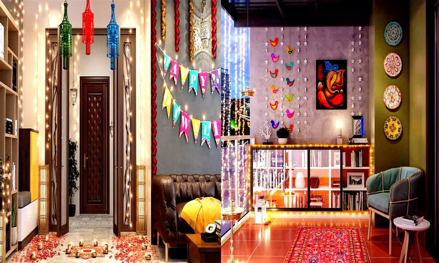 Decorate the house like this on Diwali