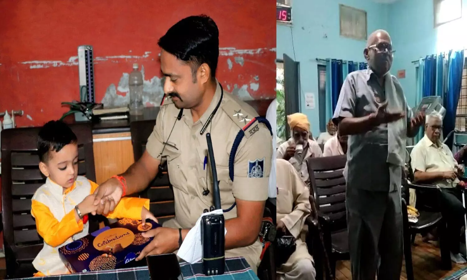 rewa boy celebrated birthday in old age ashram