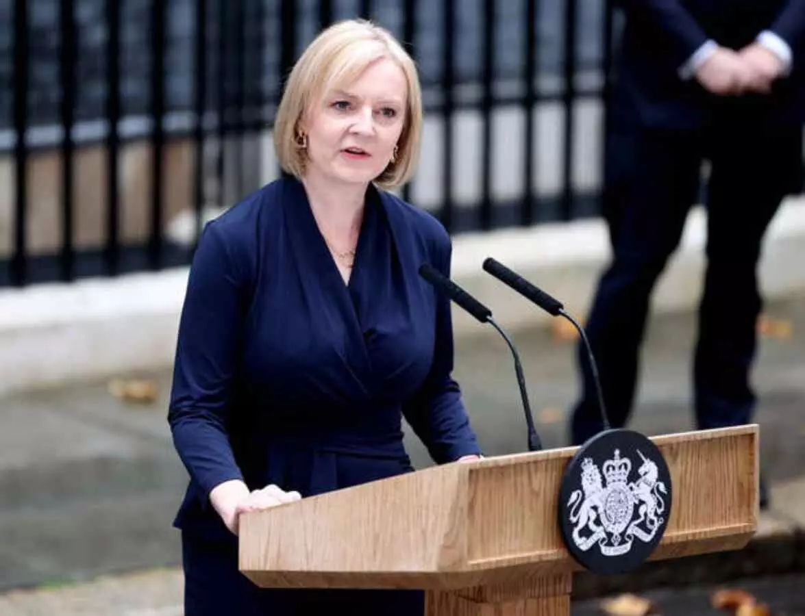 liz truss resigns as british pm mini budget and economic policies drowned his chair