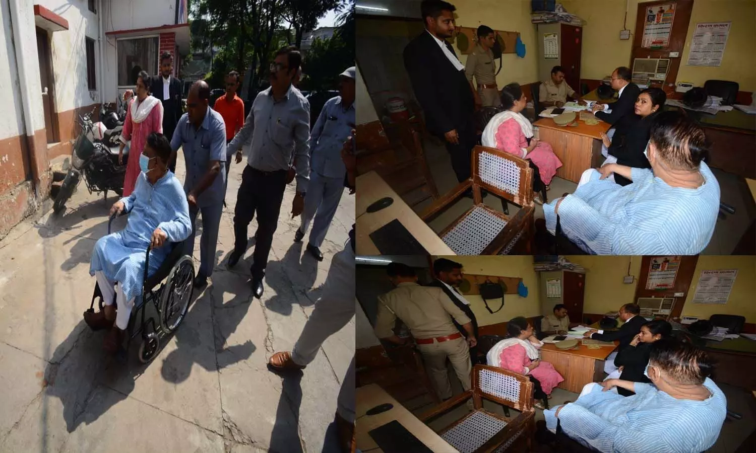 Hotel owner Pawan Agarwal recorded statement in Levana fire case, reached police station on wheel chair