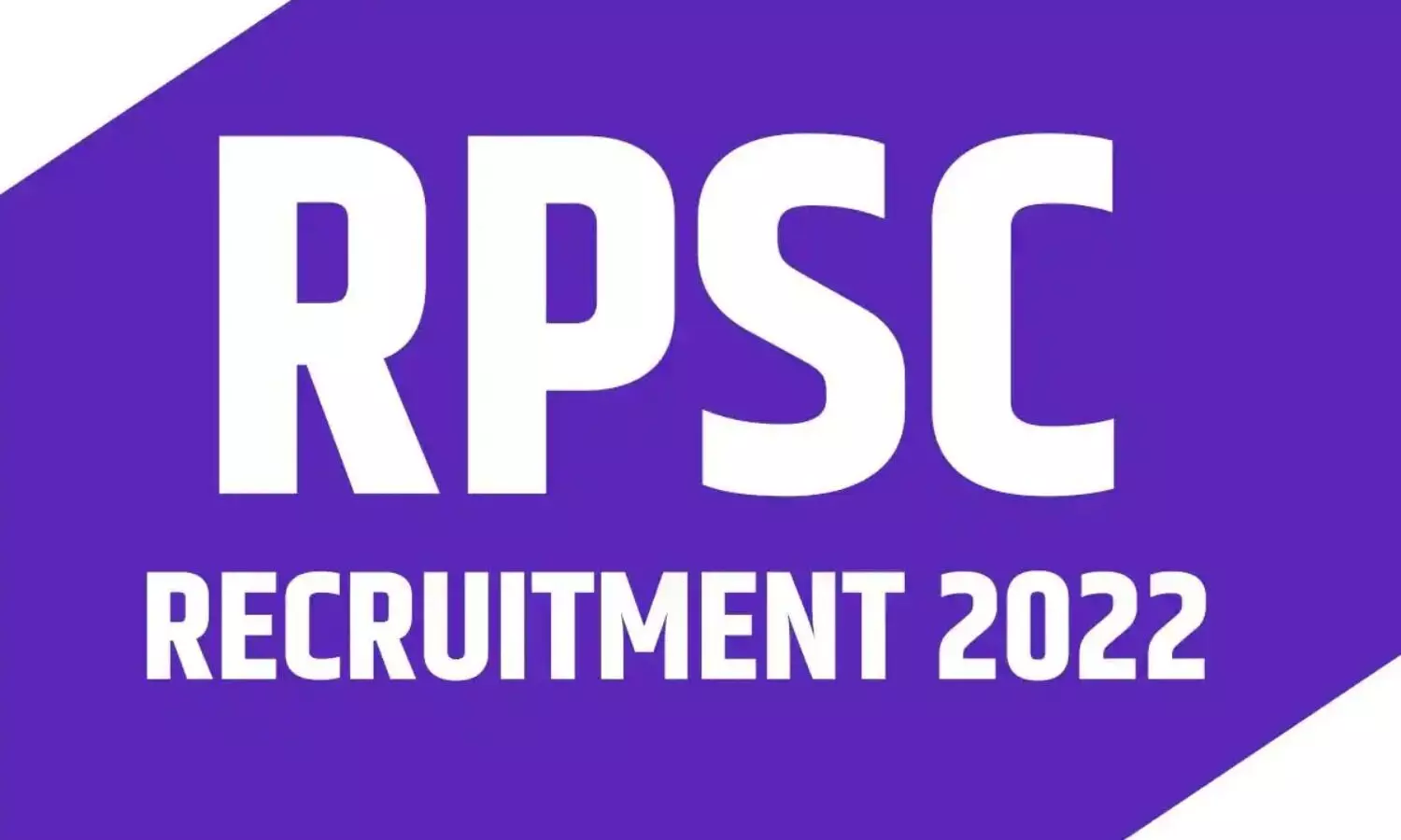 RPSC Recruitment 2022 FSO posts Notification issued apply