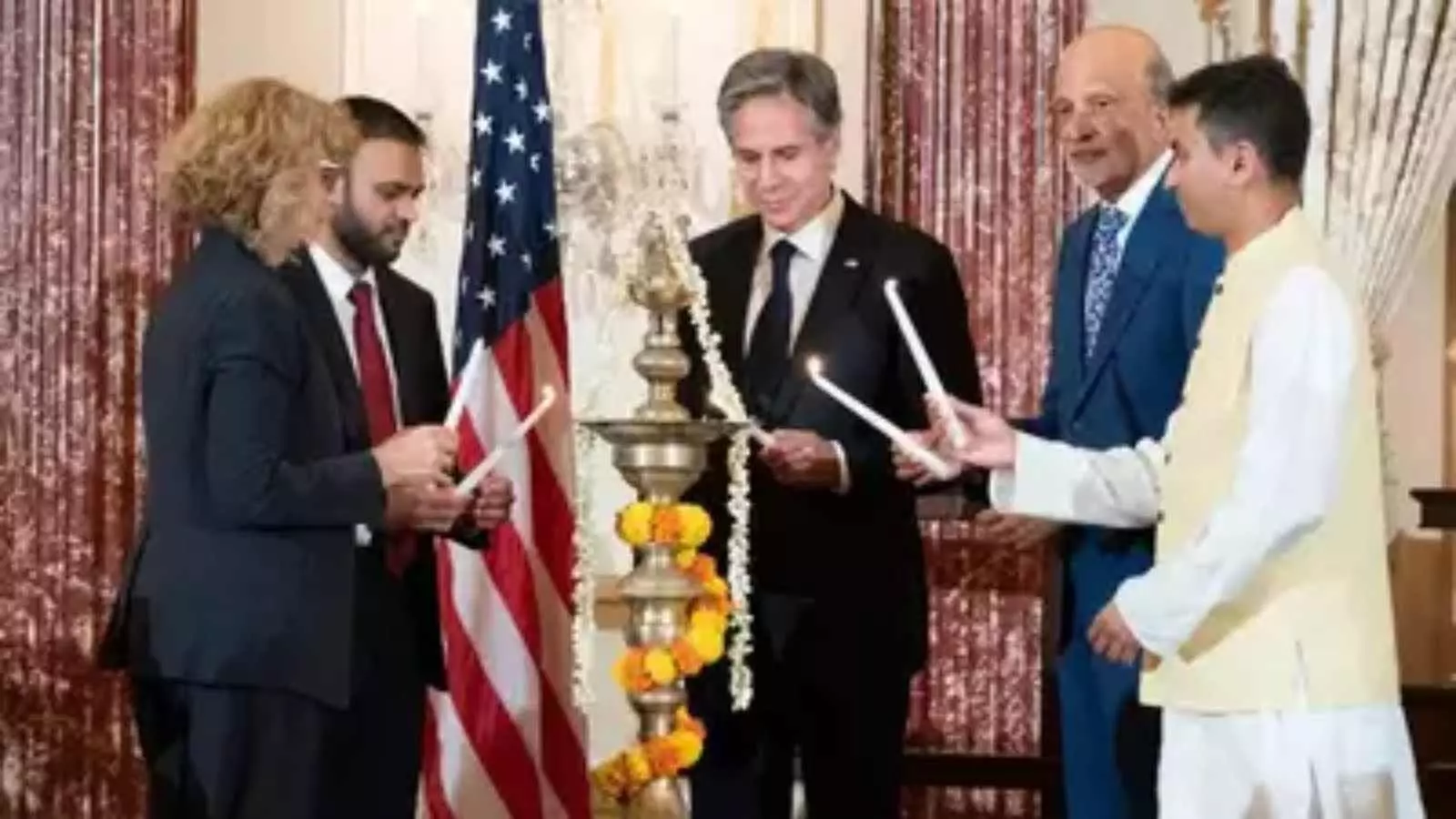 us secretary of state antony blinken spoke on bajrang bali at the white house in diwali reception
