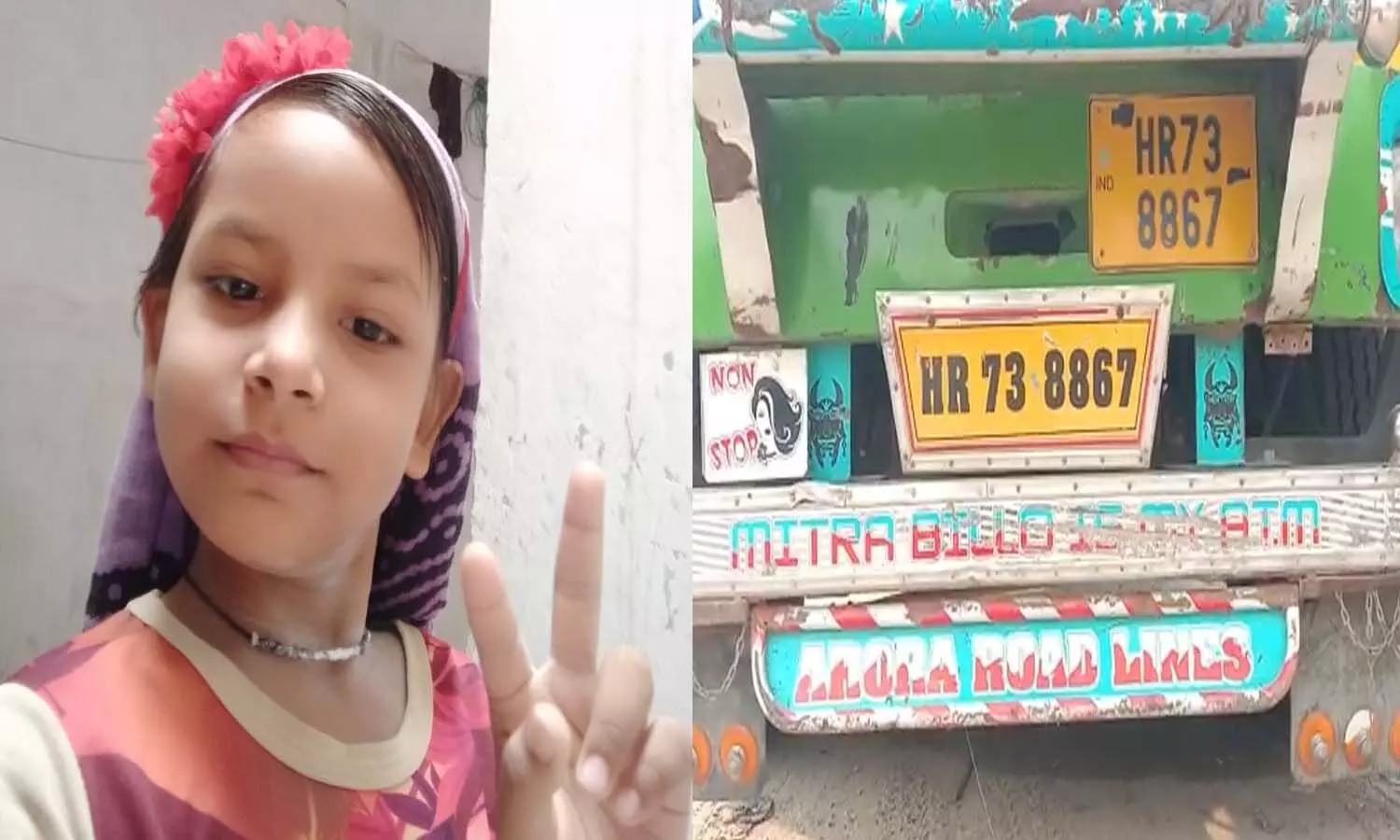 Agra Road Accident High speed havoc on Agra Gwalior Road, truck tramples school girl, death on the spot
