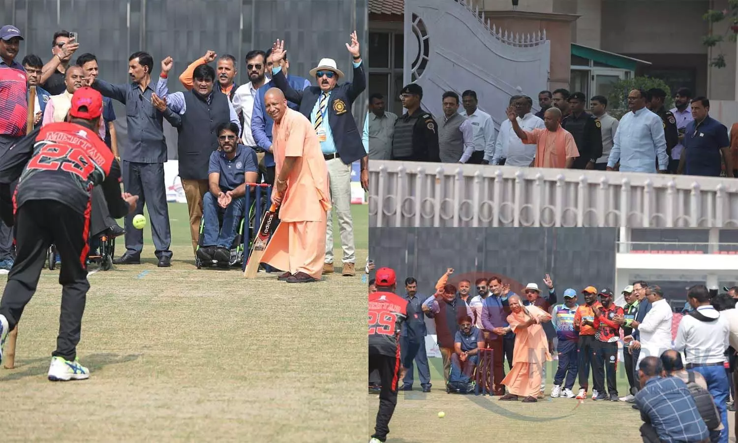CM Yogi launches Sardar Patel Divyang T20 Cricket at Ekana Stadium