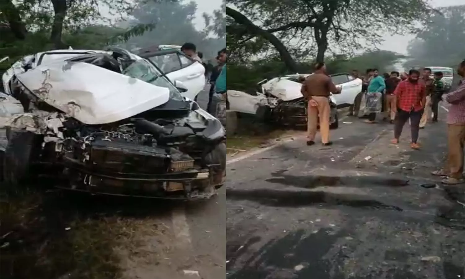 Car of devotees going to Khatu Shyam Darshan collides with truck, three killed