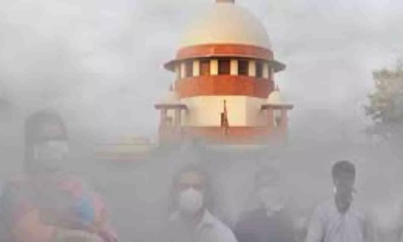 supreme court hearing on air pollution in delhi will be held on november 10