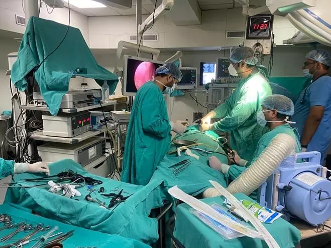 BHU News Surgery started 4K method in Sir Sunderlal Hospital 10 year old child treated