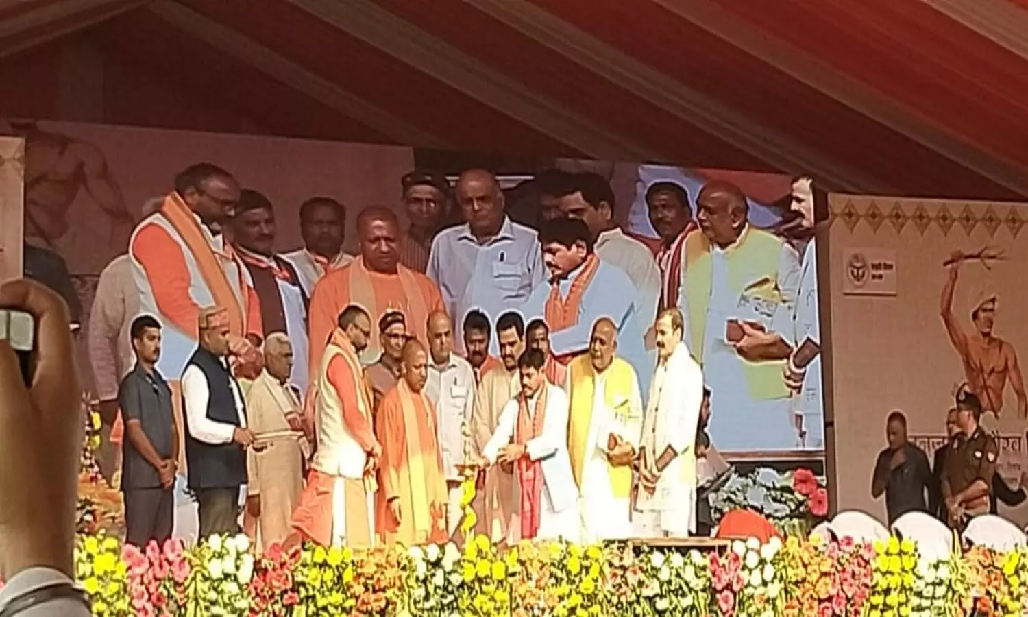 CM Yogi Adityanath in Sonbhadra