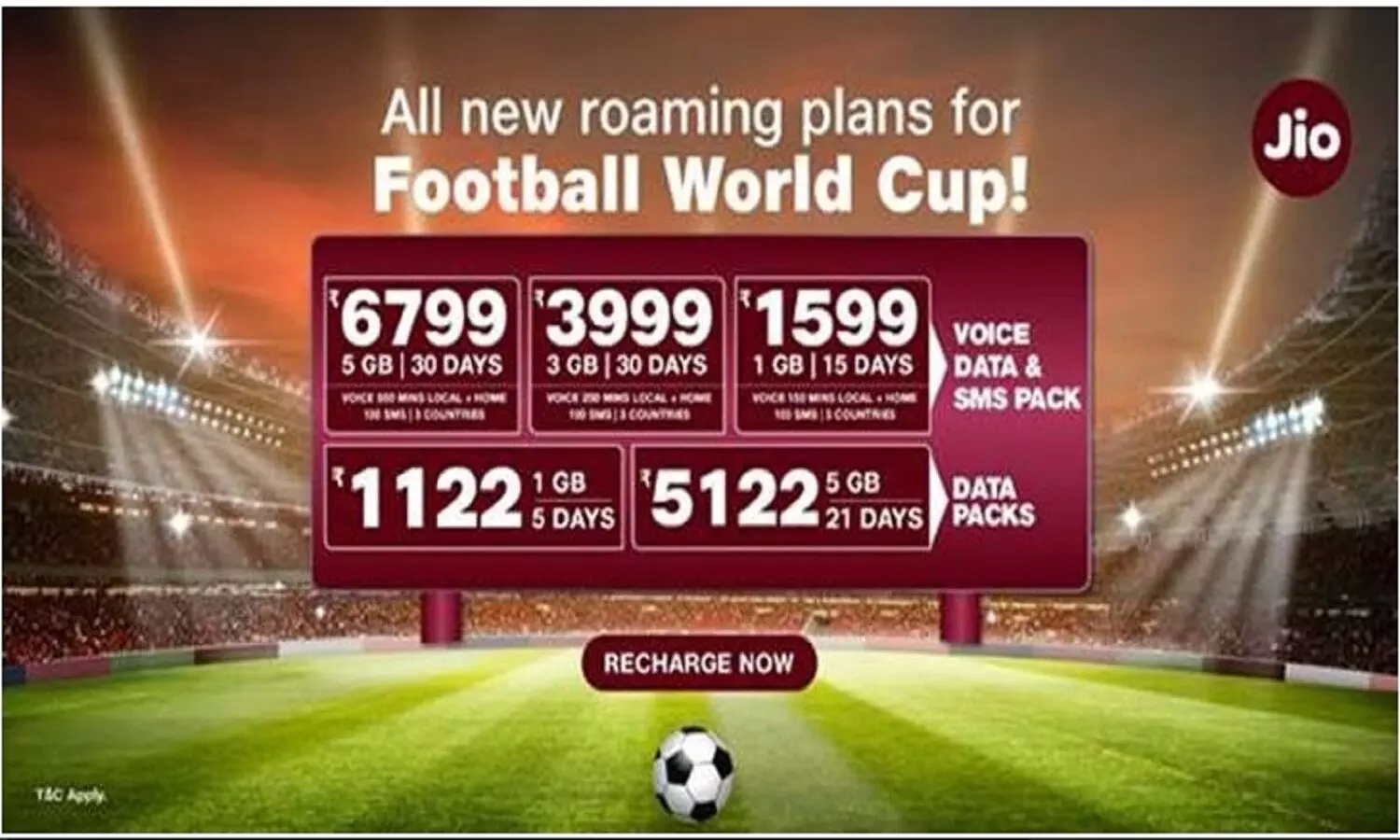 Jio Plan For FIFA WC