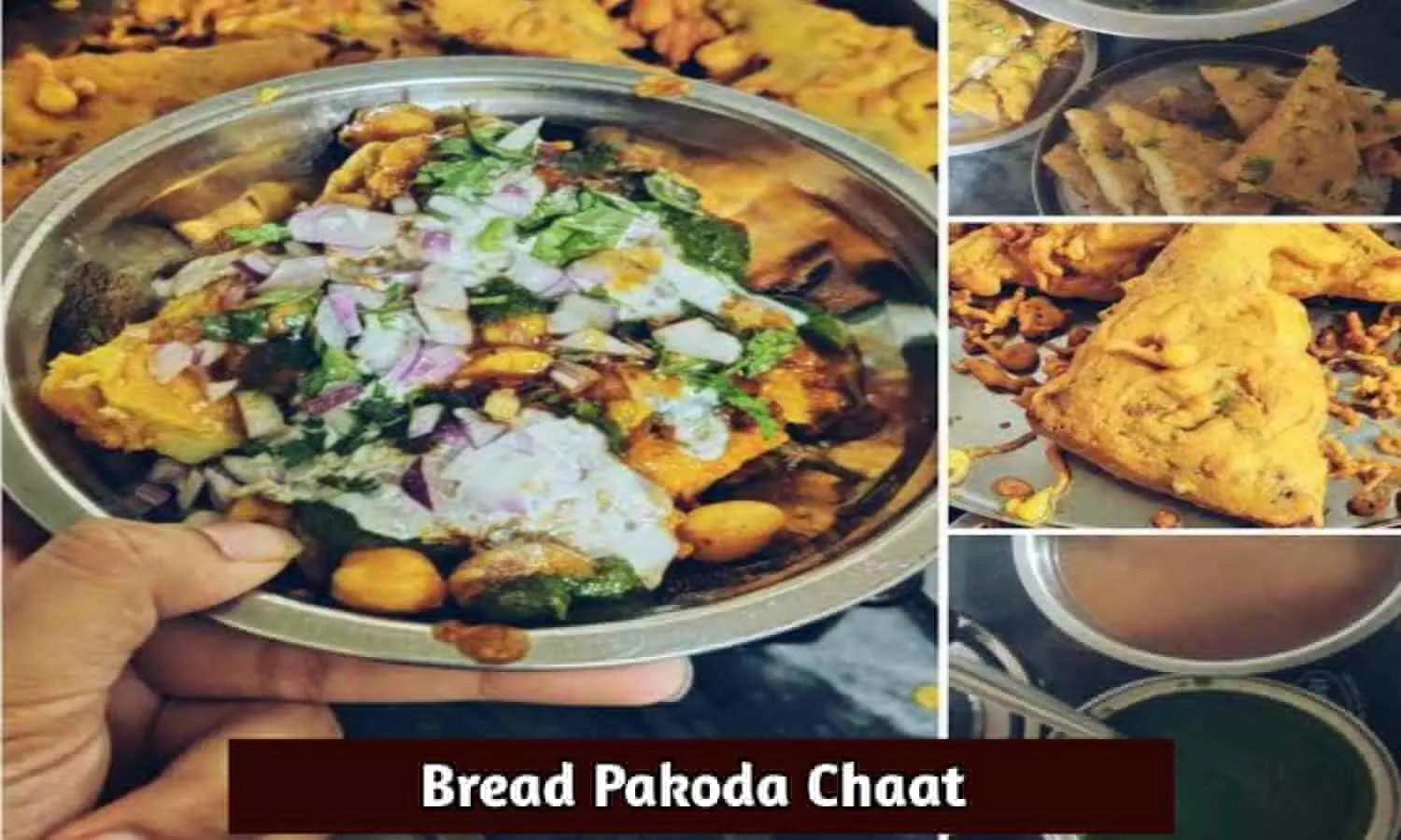 Bread Pakoda Chaat easy Recipe