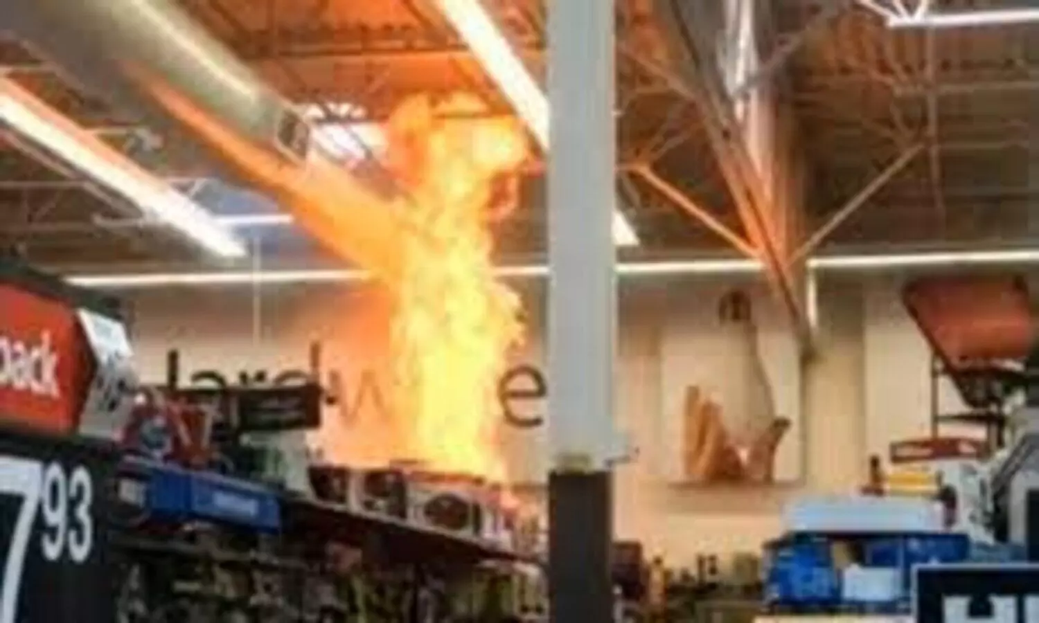 firing in Walmart store