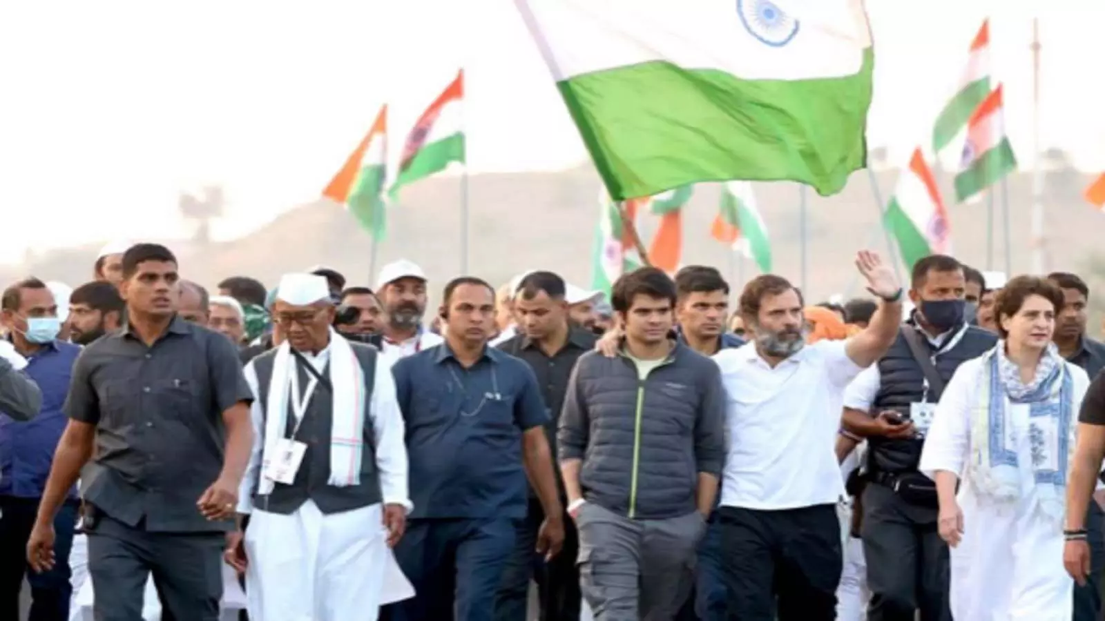 pakistan zindabad slogan in rahul gandhi bharat jodo yatra in khargone madhya pradesh