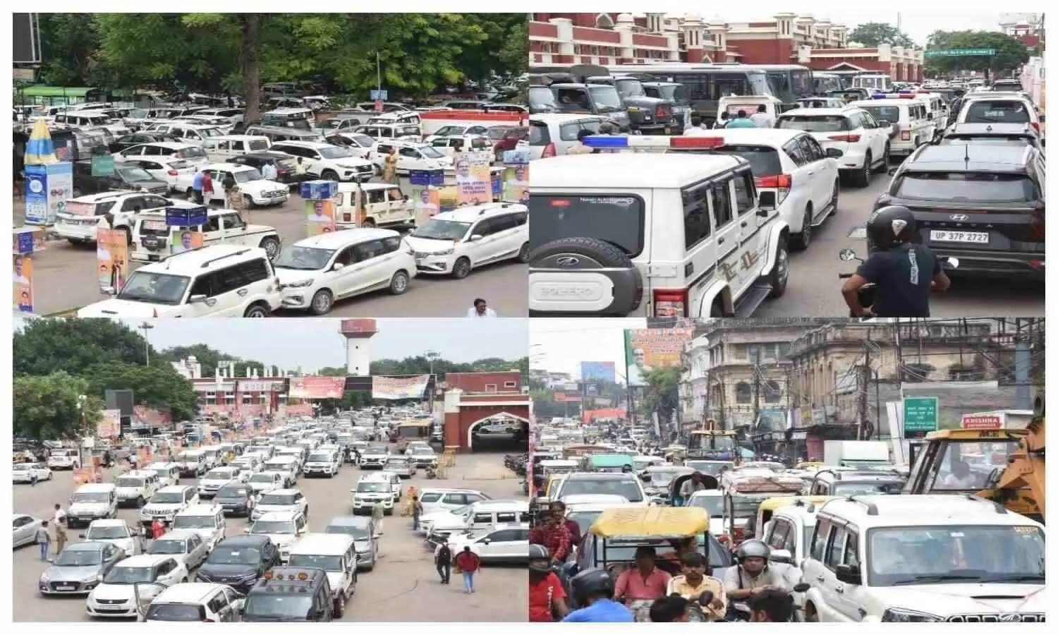Lucknow Traffic Jam