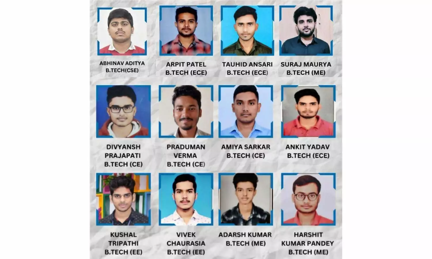 12 students of Lucknow University got campus placement