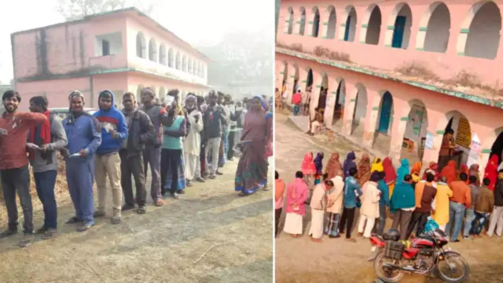 Bihar Bypoll Kudhani assembly by election today crowd of voters since morning