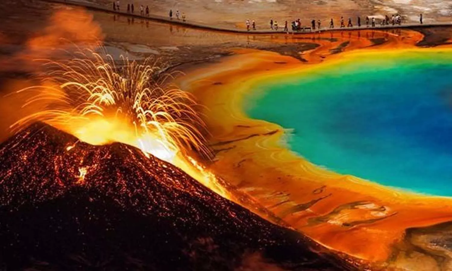 Worlds most dangerous volcano burning under the ground in America, if it explodes it will bring catastrophe