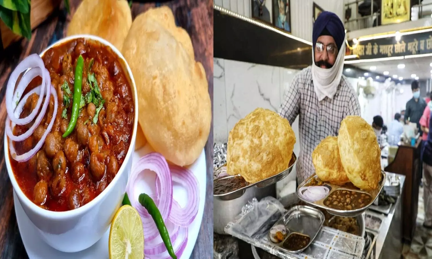 best chole bhature in lucknow