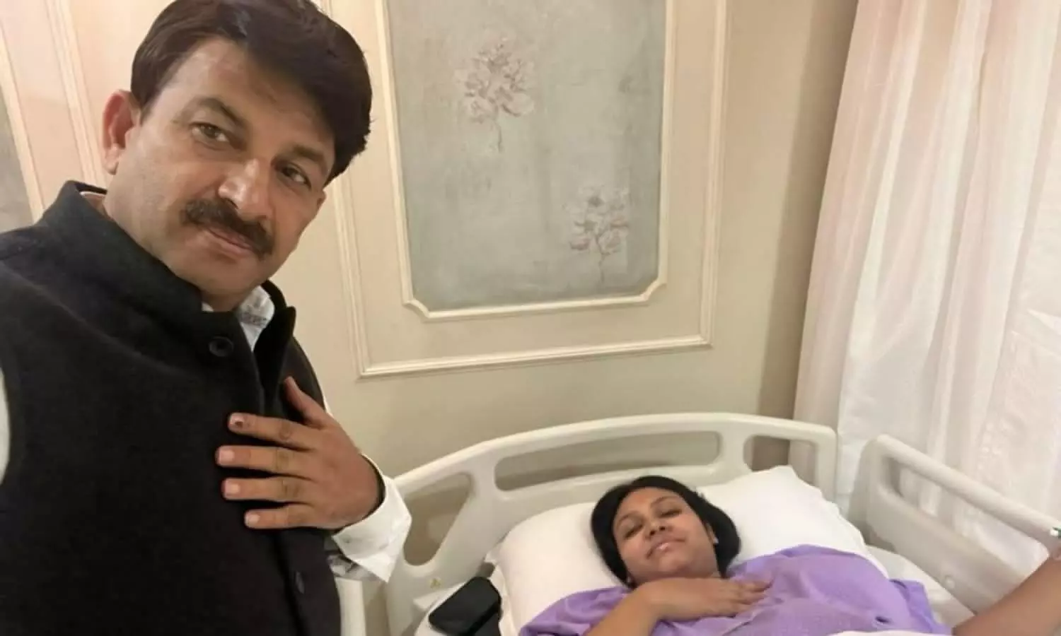 Manoj Tiwari became father for the third time at the age of 51