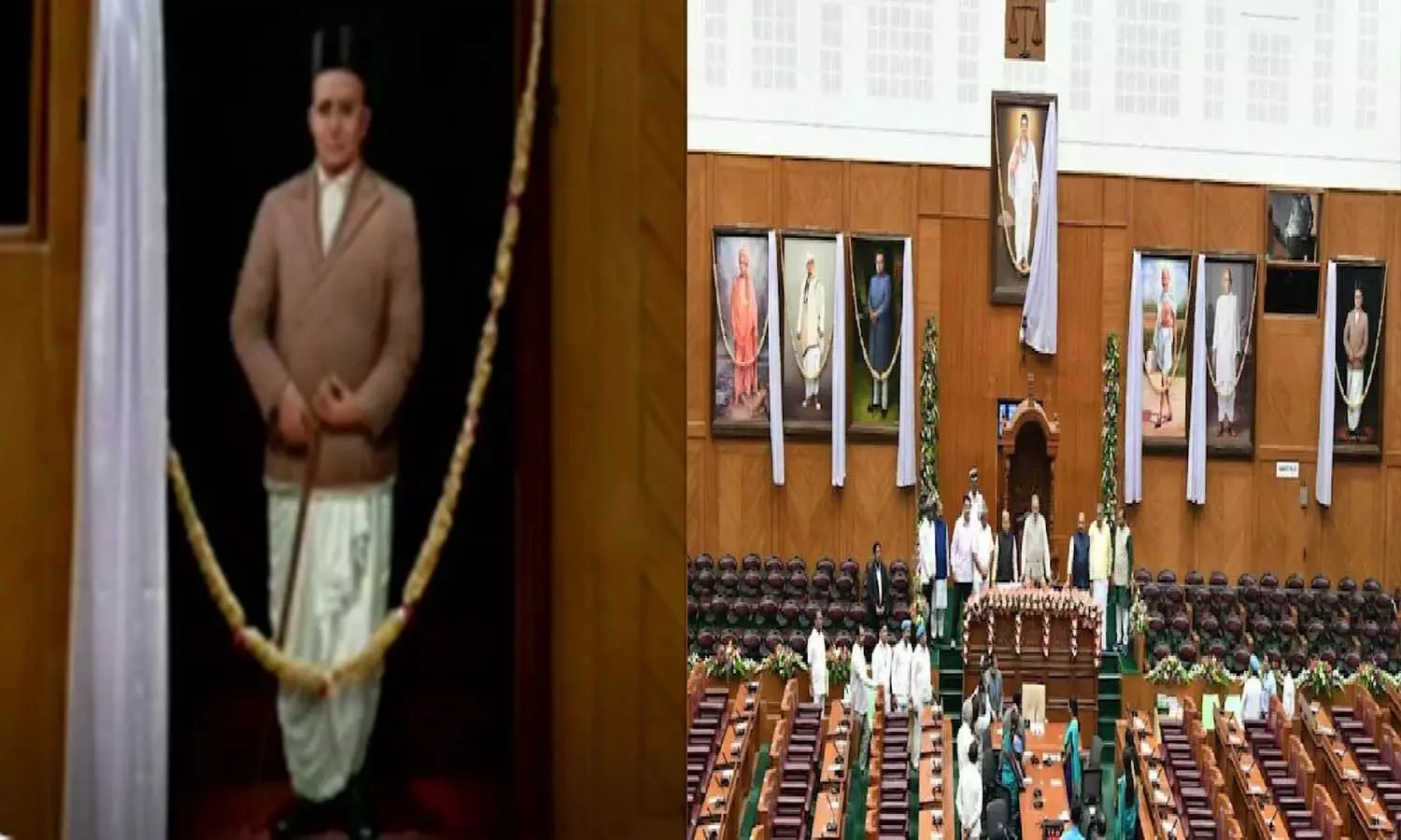 What is the meaning of Savarkars photo in Karnataka Assembly, BJPs masterstroke before assembly elections: Photo- Social Media