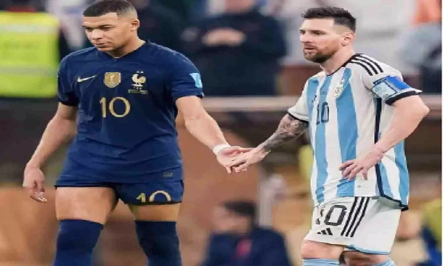 Messi and Mbappe in World Cup 2022