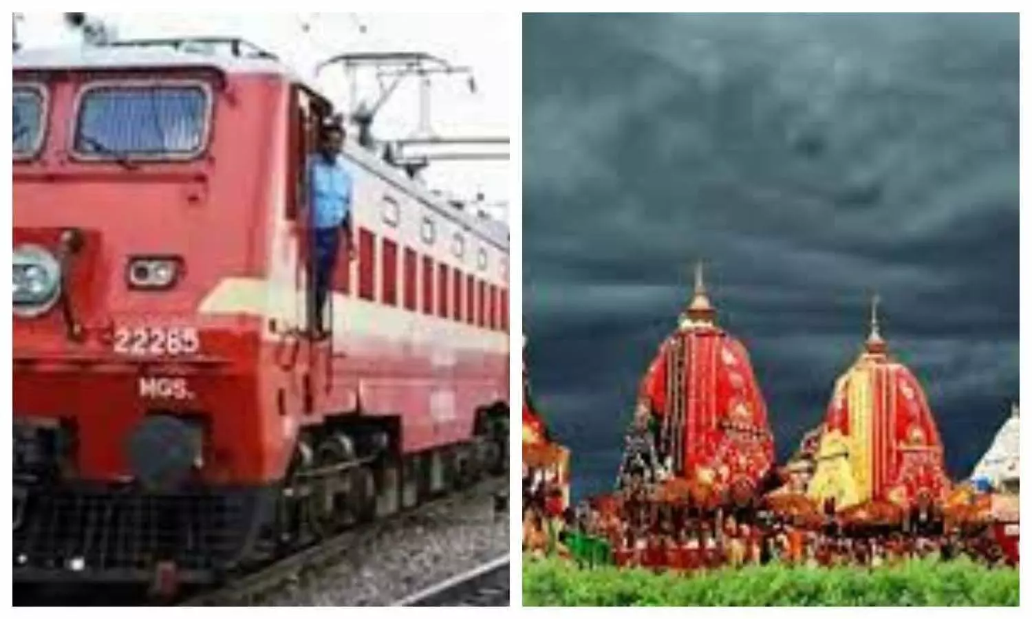 Shri Jagannath Yatra Train Time Table