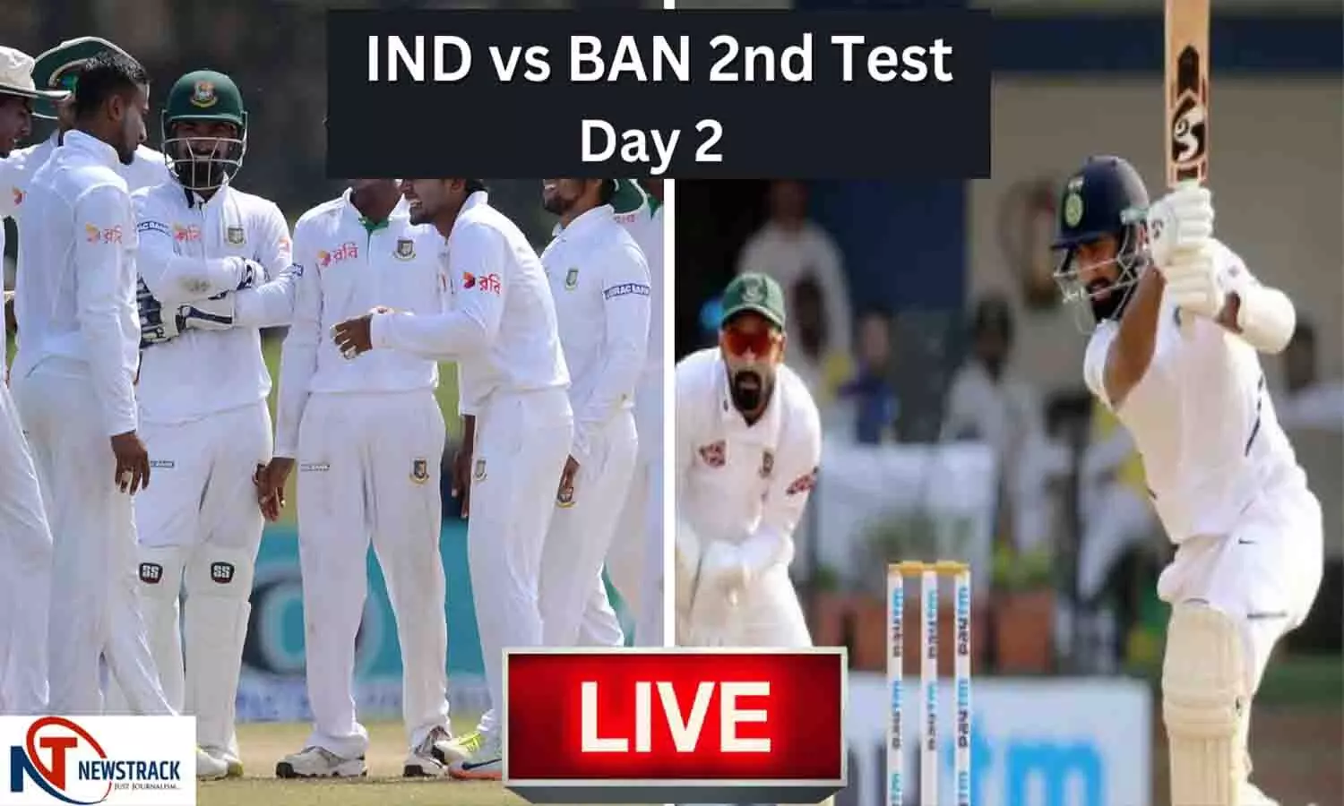 IND vs BAN 2nd Test Live Score