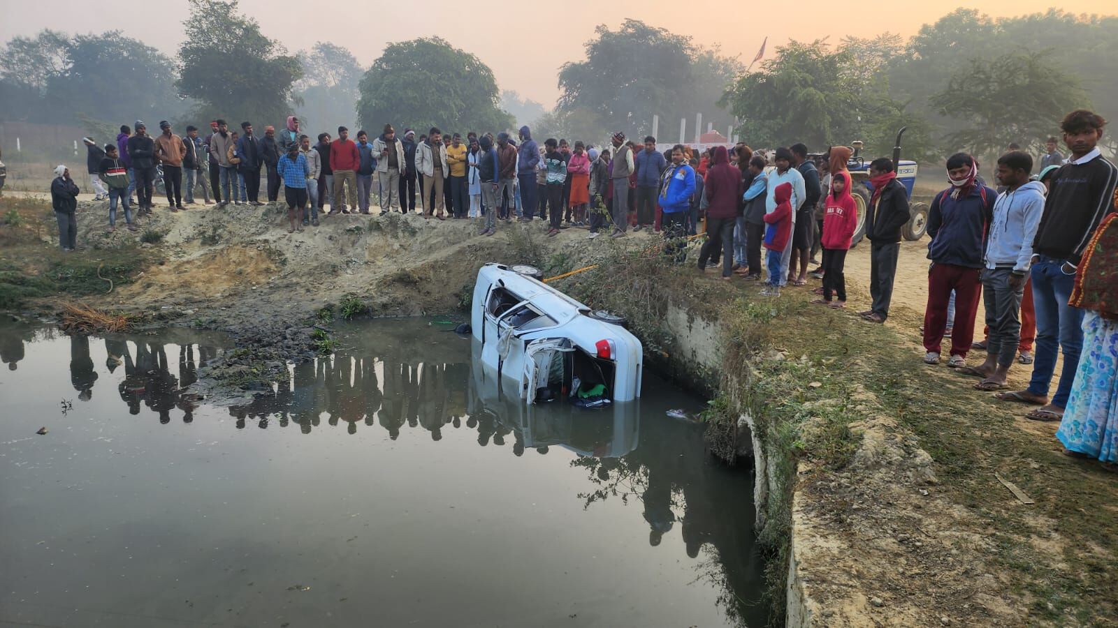 Car Accident in Lucknow