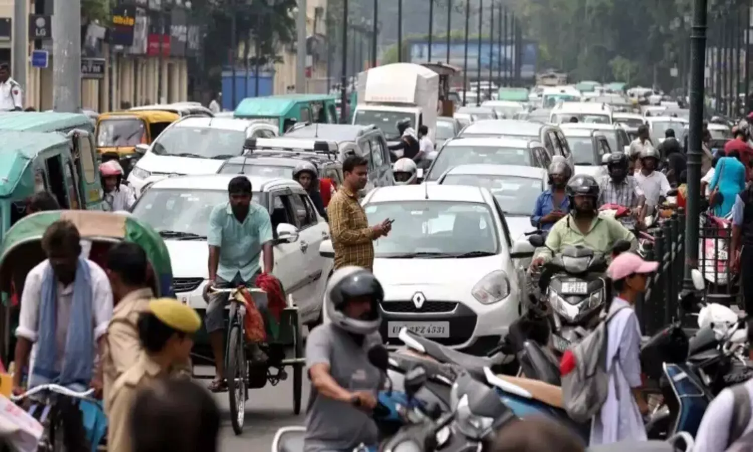 Lucknow traffic diversion