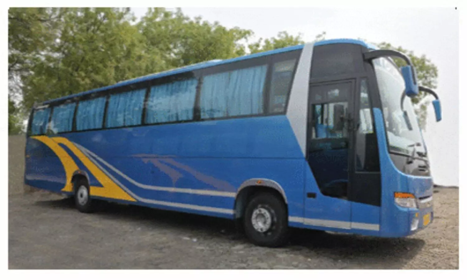 Rajdhani Express AC bus in UP