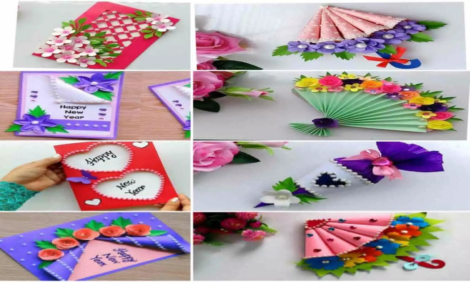 How to make DIY greetings card at home for happy new year 2023