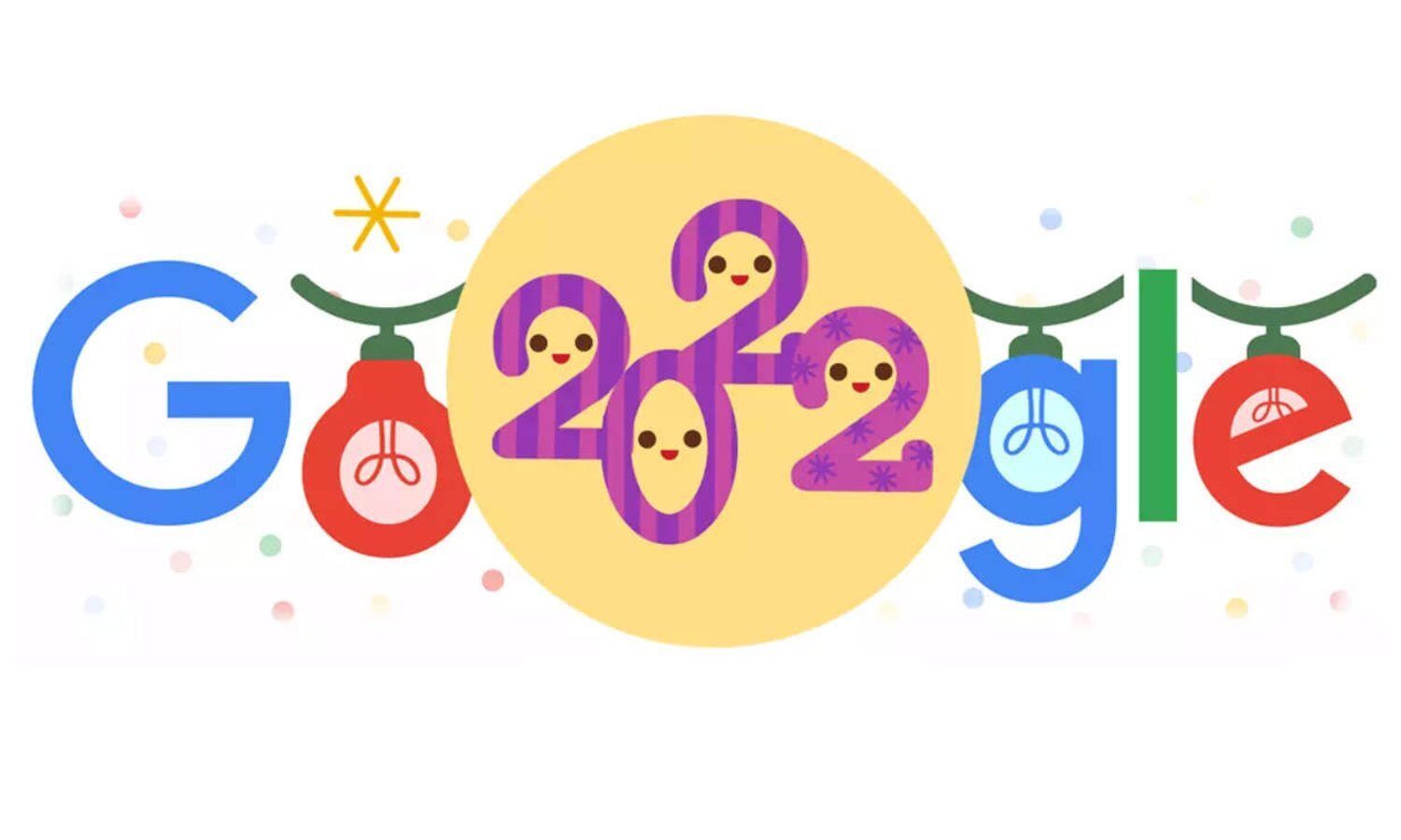 Celebrate 2022 with this animated Google Doodle New Years Eev 2022