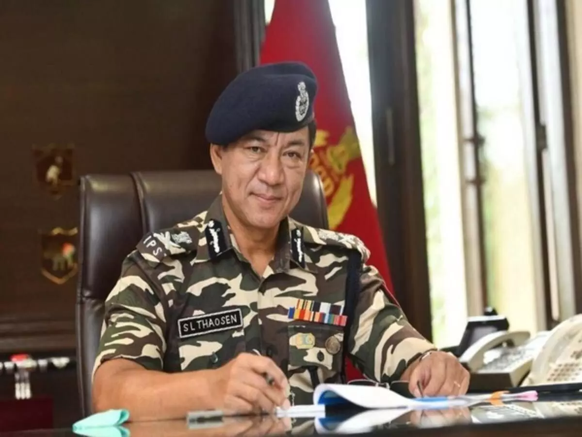 crpf chief sl thaosen takes additional charge of bsf dg