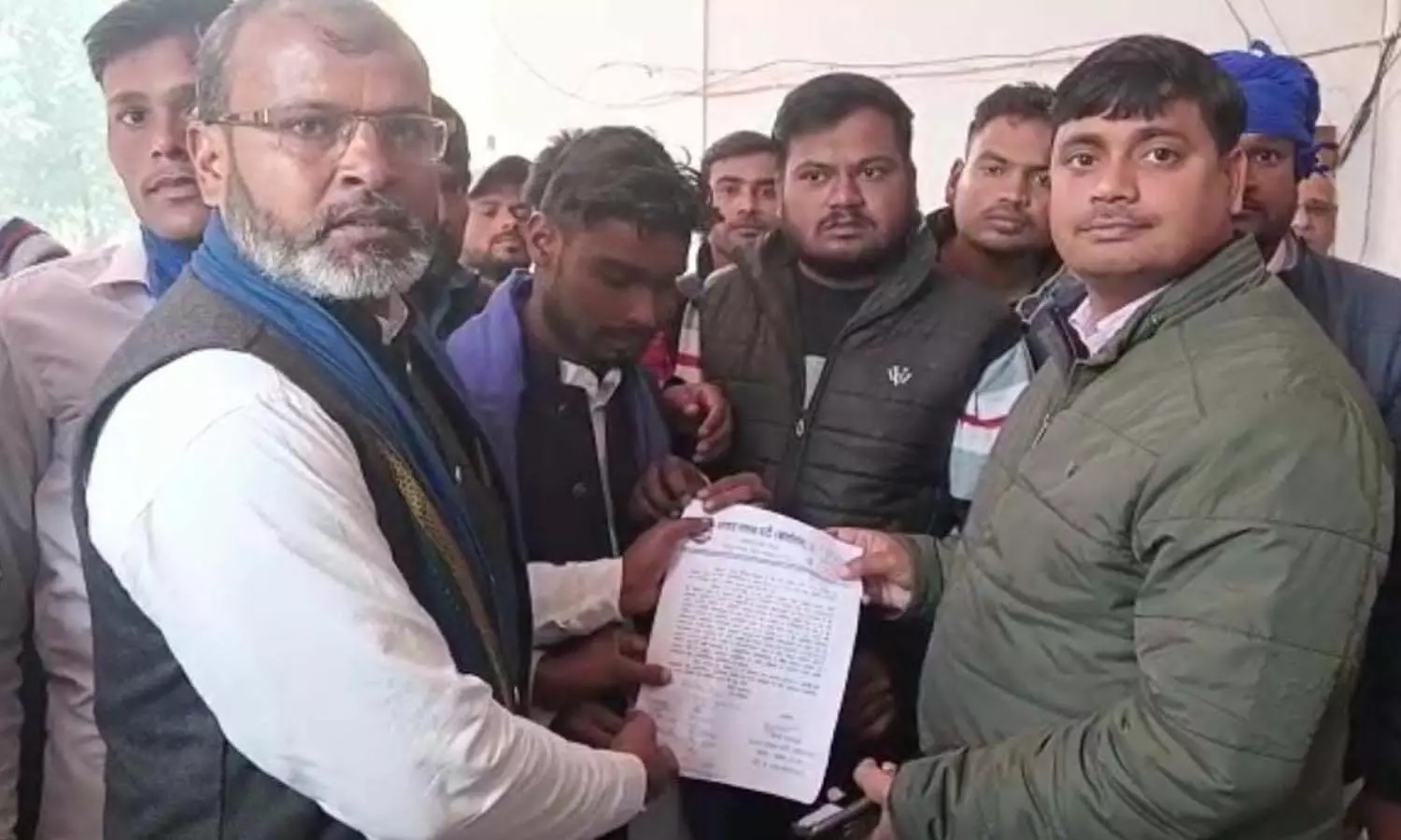 Azad Samaj Party protested demanding implementation of OBC reservation in Mahoba civic elections
