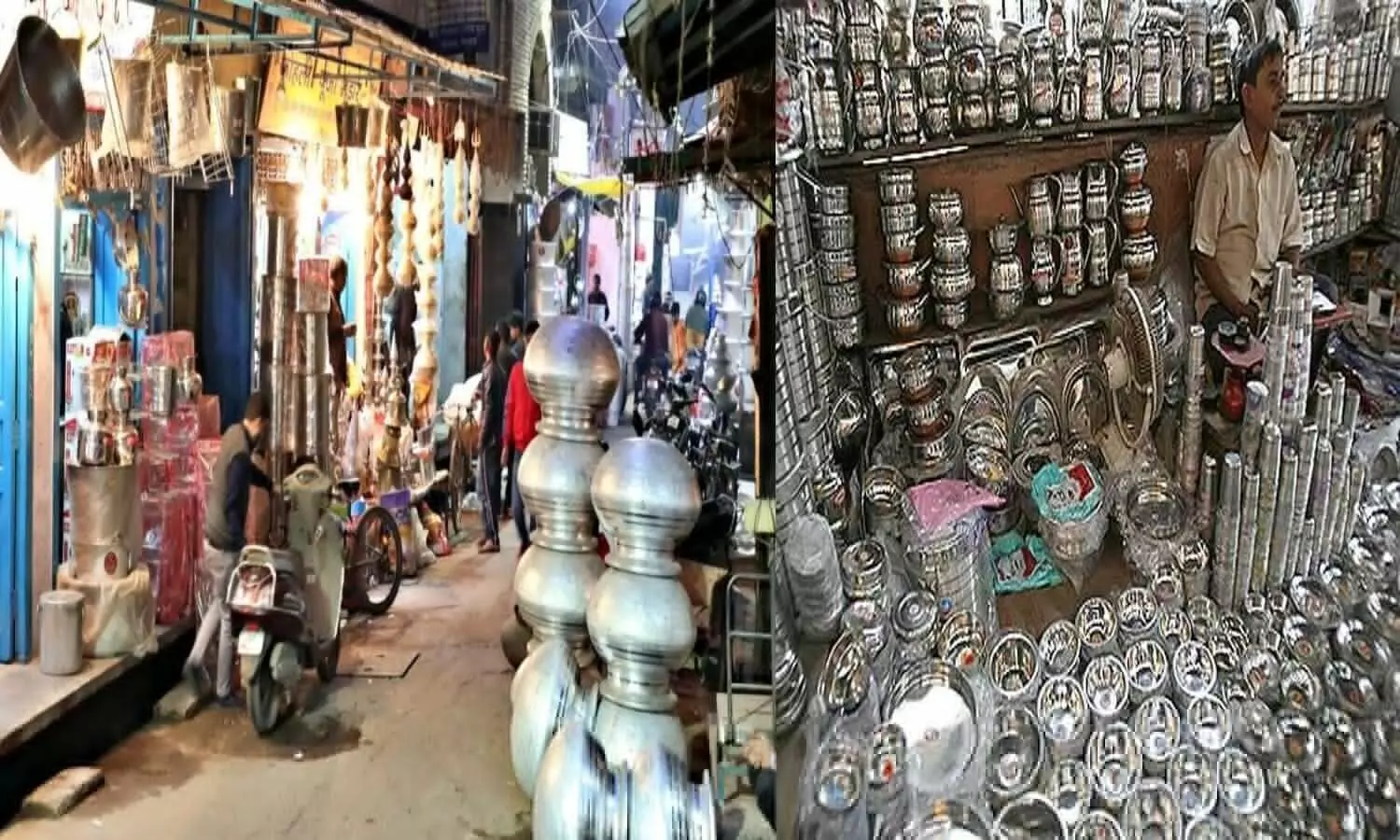 Pottery market in Lucknow