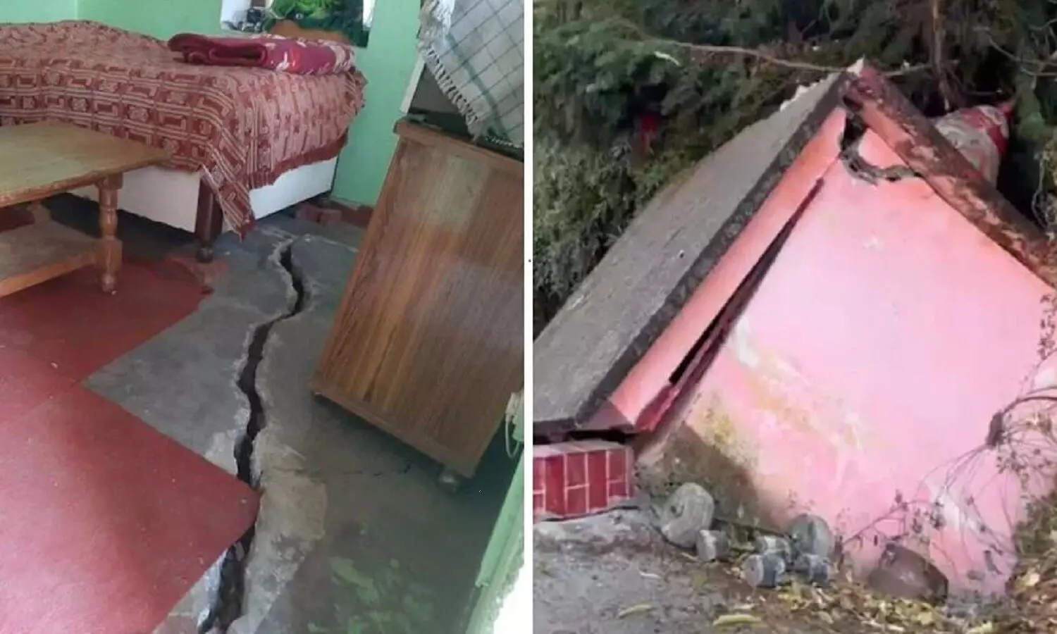 Temple collapses in Joshimath