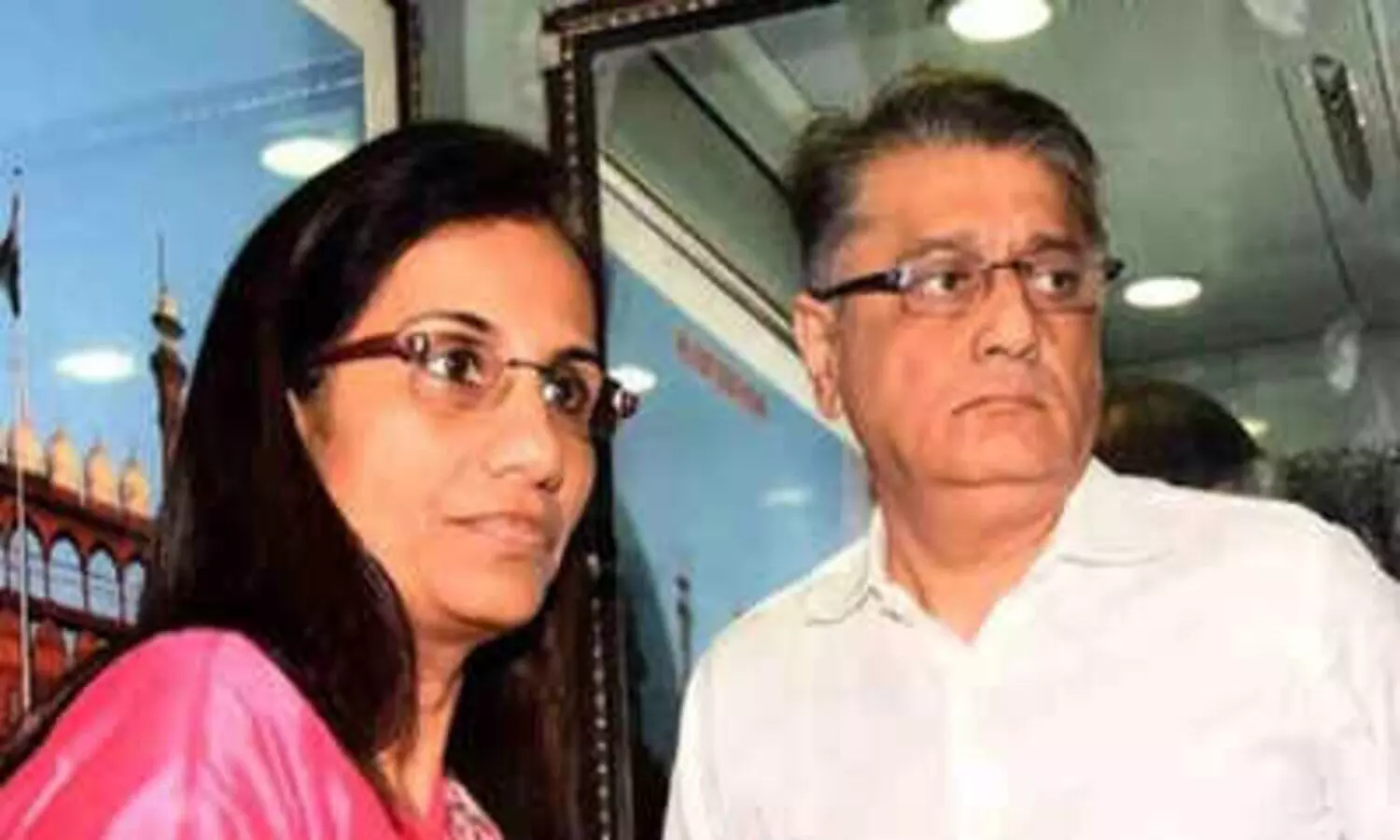 Chanda Kochhar and her husband