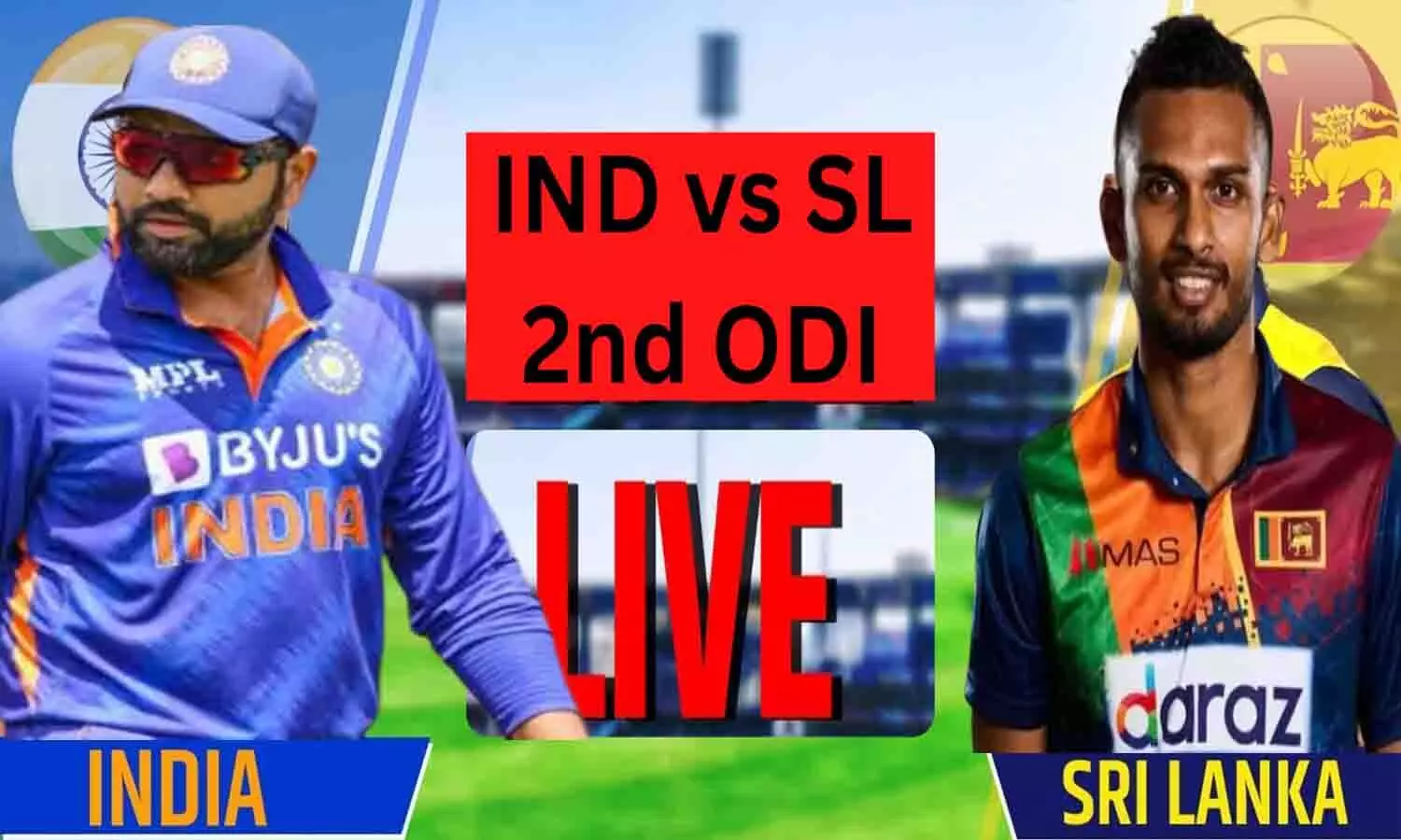 IND vs SL 2nd ODI Live Score