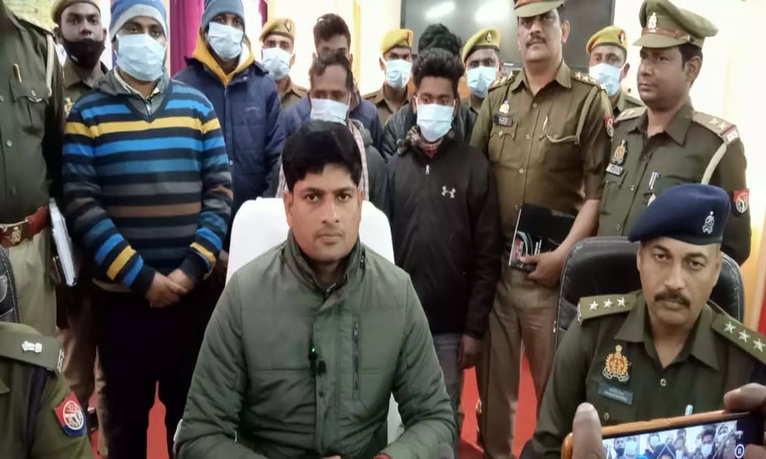 Interstate smuggling revealed in Sonbhadra, six arrested, smuggling through stolen vehicles