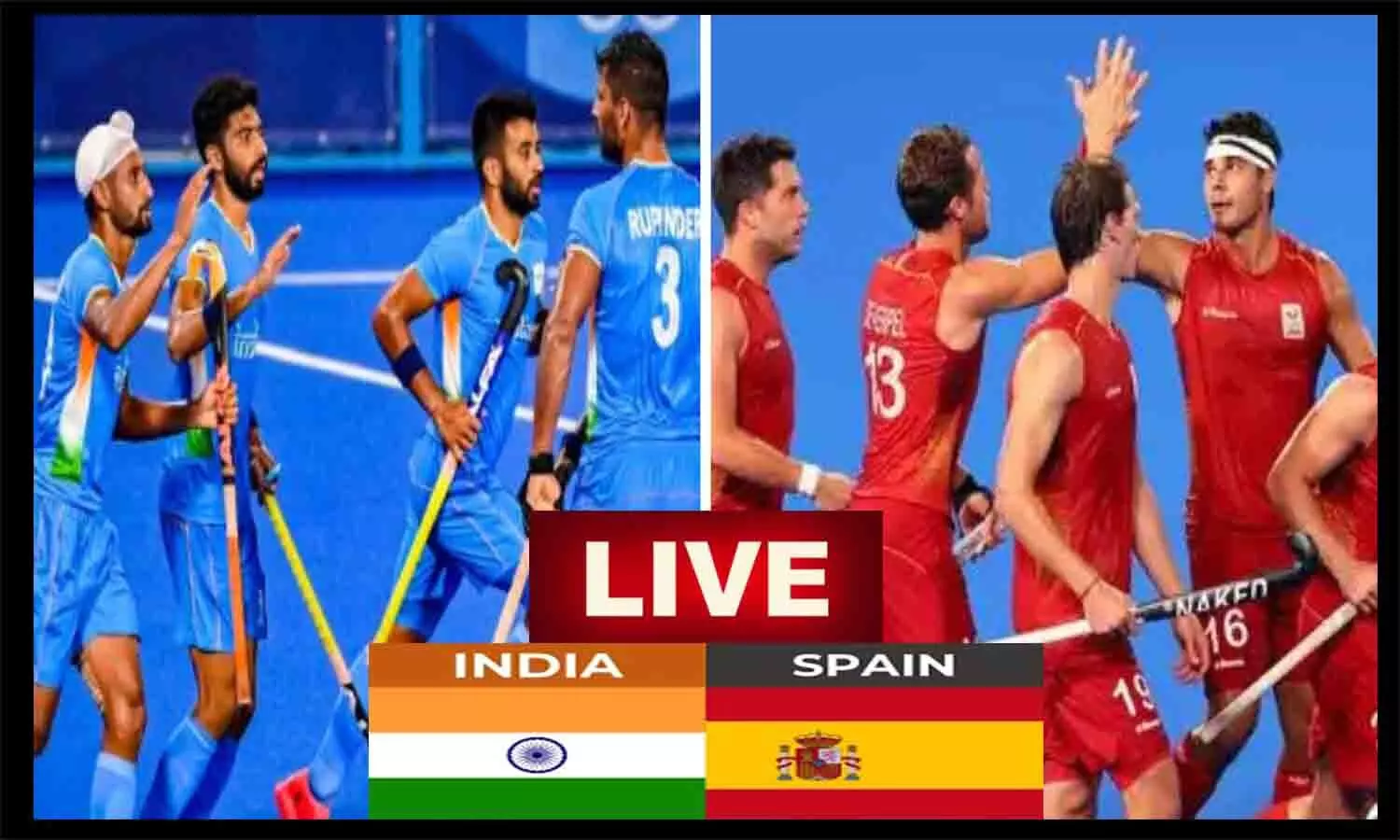 India Vs Spain Live Score