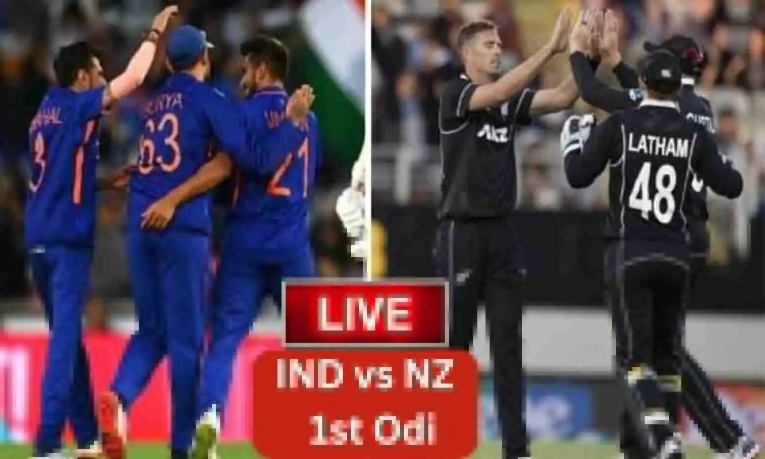 IND vs NZ 1st ODI Live Score