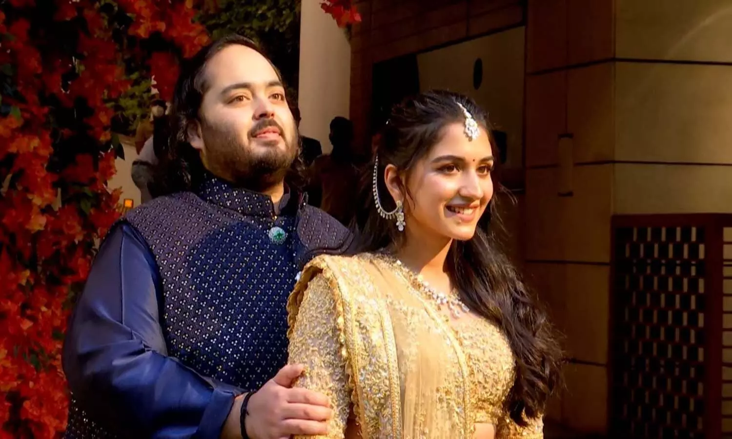 Anant and Radhika got engaged amid traditional rituals, both of them exchanged rings