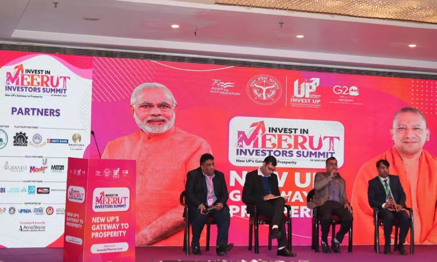 Investors Summit was organized in Meerut, Nand Gopal Gupta Nandi said - UP is Indias fastest growing economy