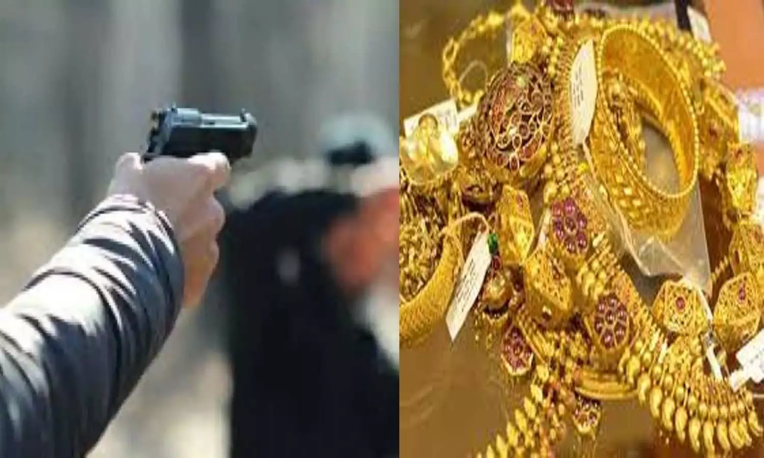 Miscreants looted 6 gold chains worth Rs 3.5 lakh by firing in bullion market in Agra, shot and injured many people