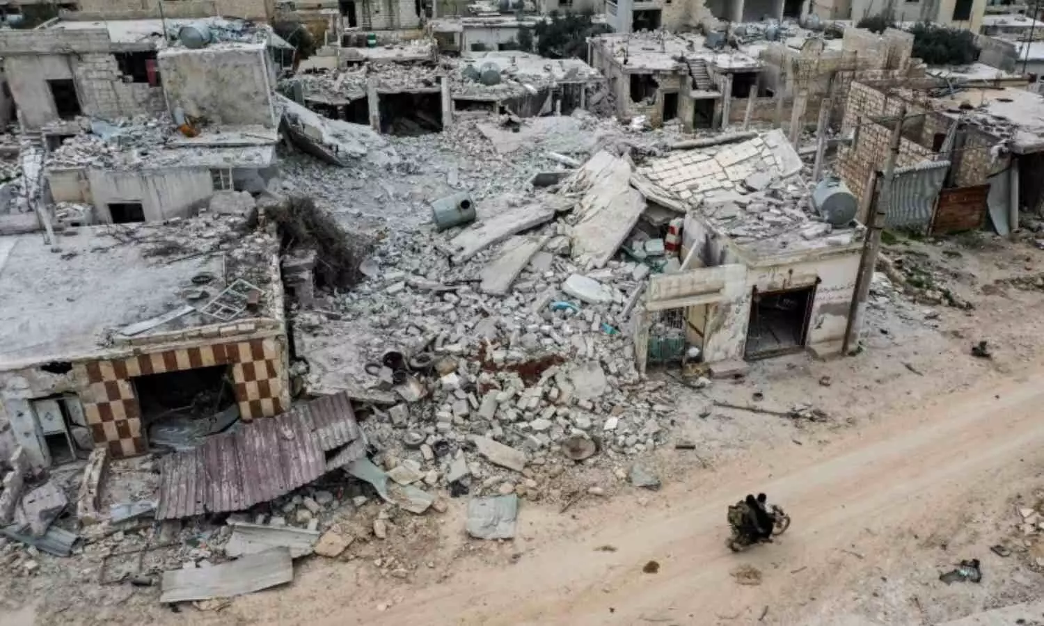 Syria Aleppo Tragic accident building collapsed