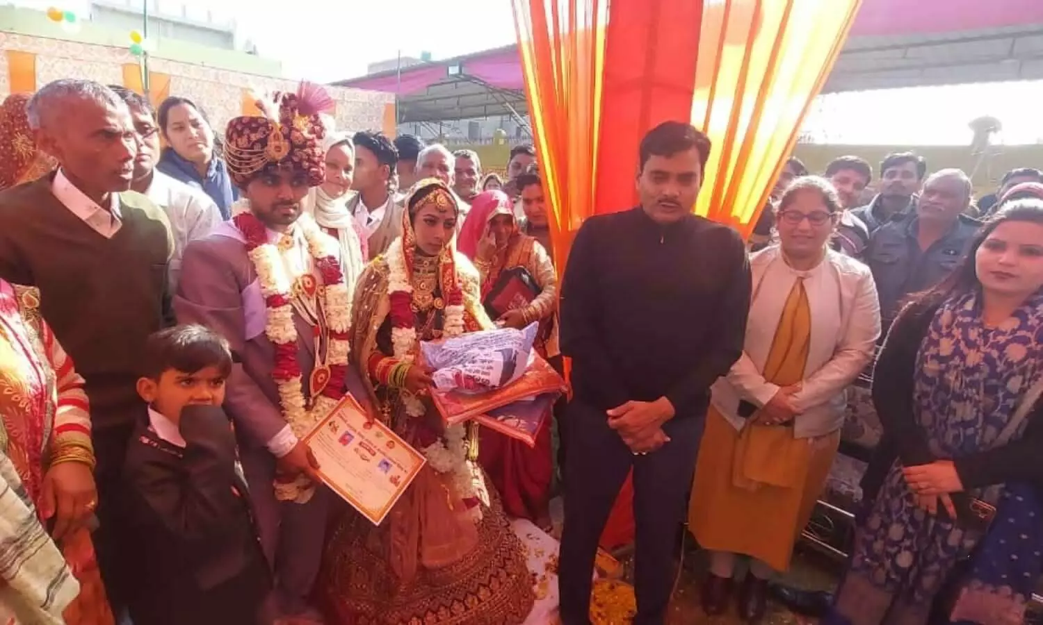 Aligarh District Magistrate adopted daughter married